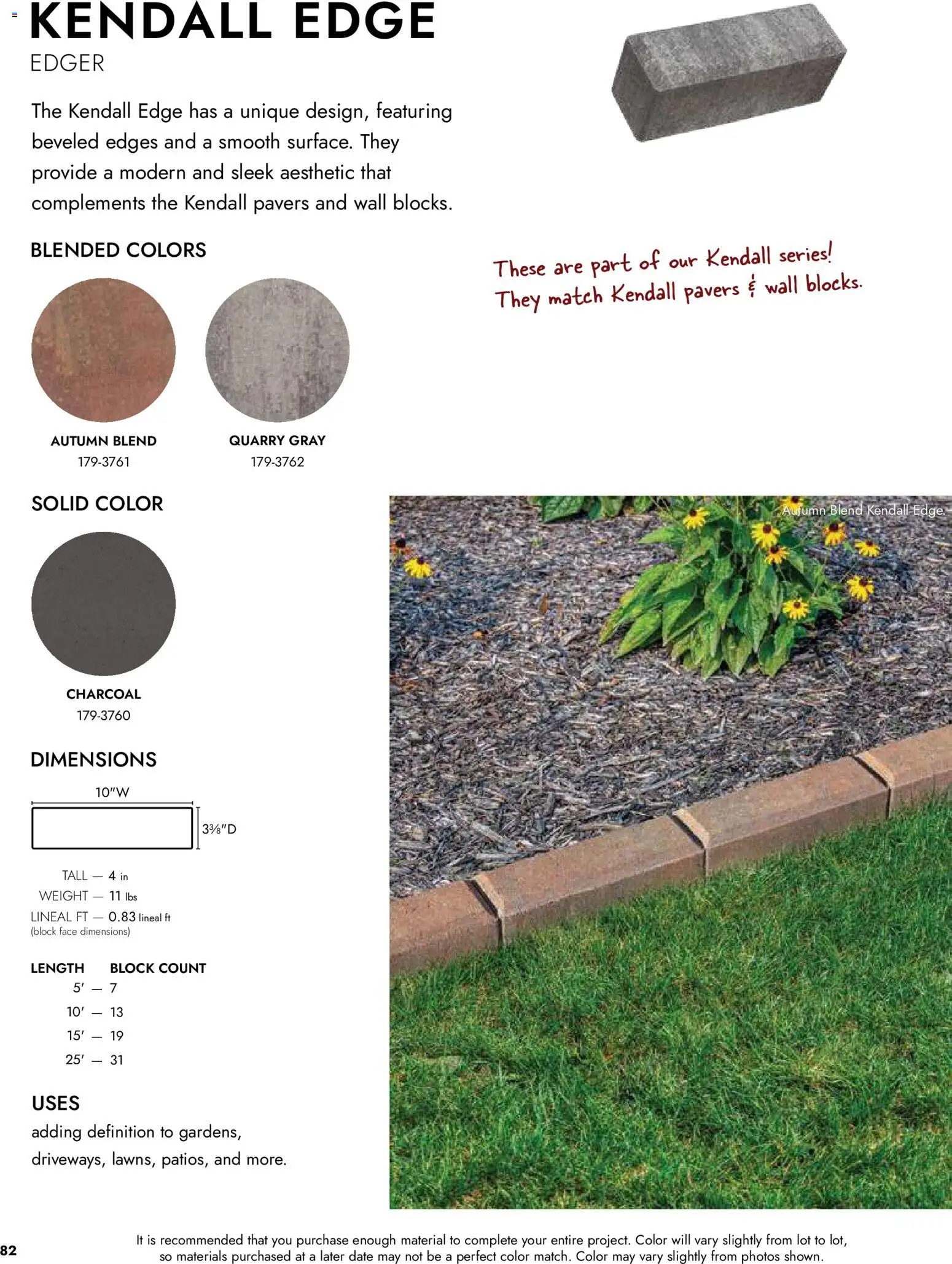 Menards Landscape Catalog - valid from 02.04.2026 | Page: 82 | Products: Edger, Date, Weight