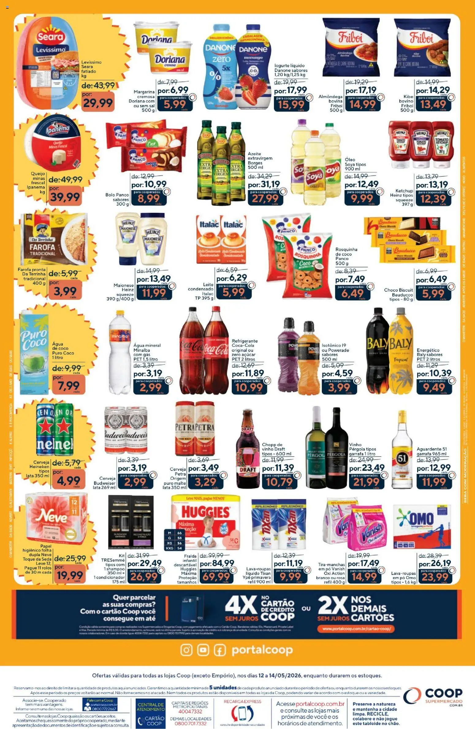 Coop Folheto - válido de 12.05.2026 | Página: 2 | Produtos: Coco, Cerveja, Heineken, Açúcar