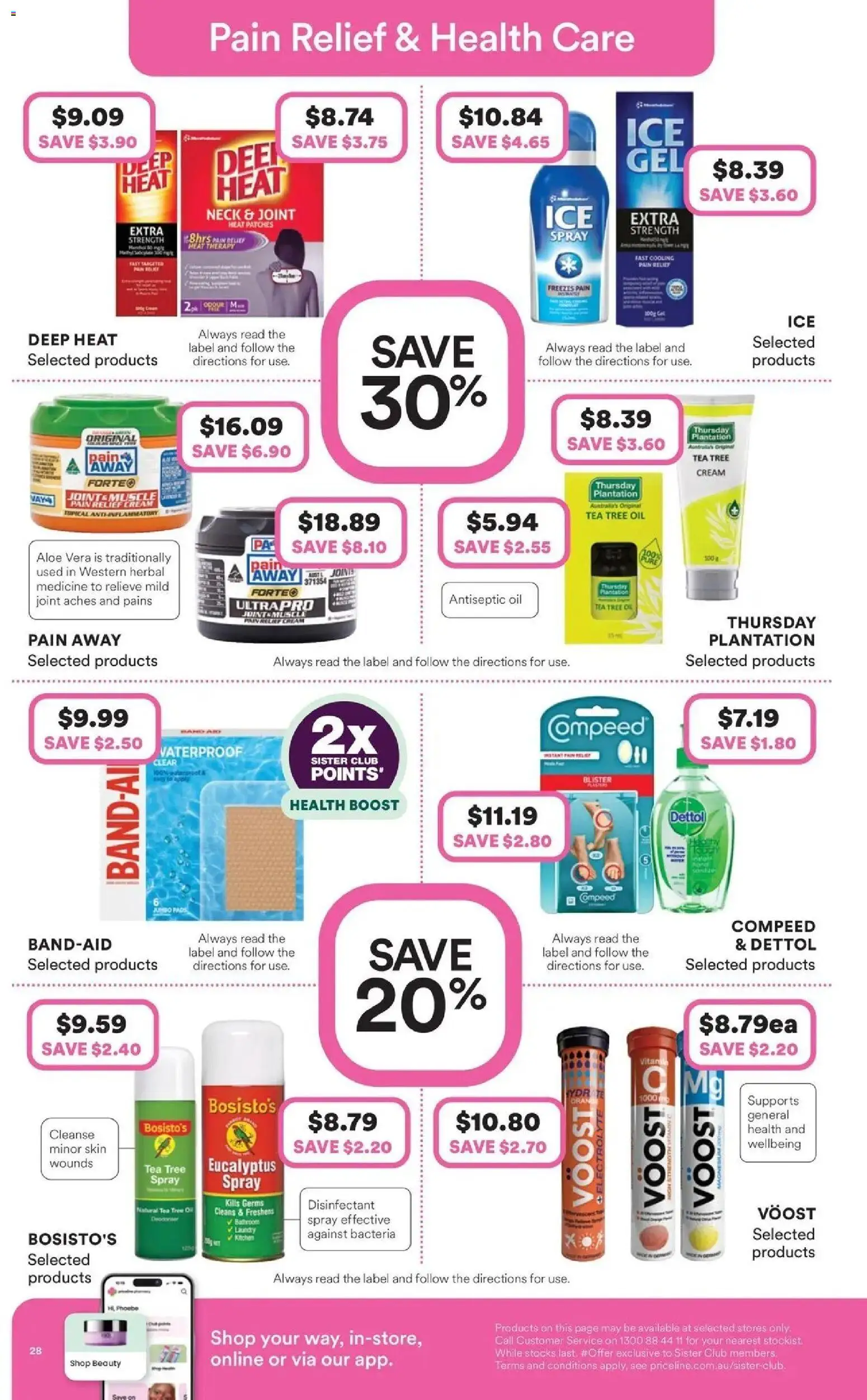 Priceline Pharmacy catalogue - valid from 17.06.2026 | Page: 28 | Products: Oil, Tea, Cream, Pain relief