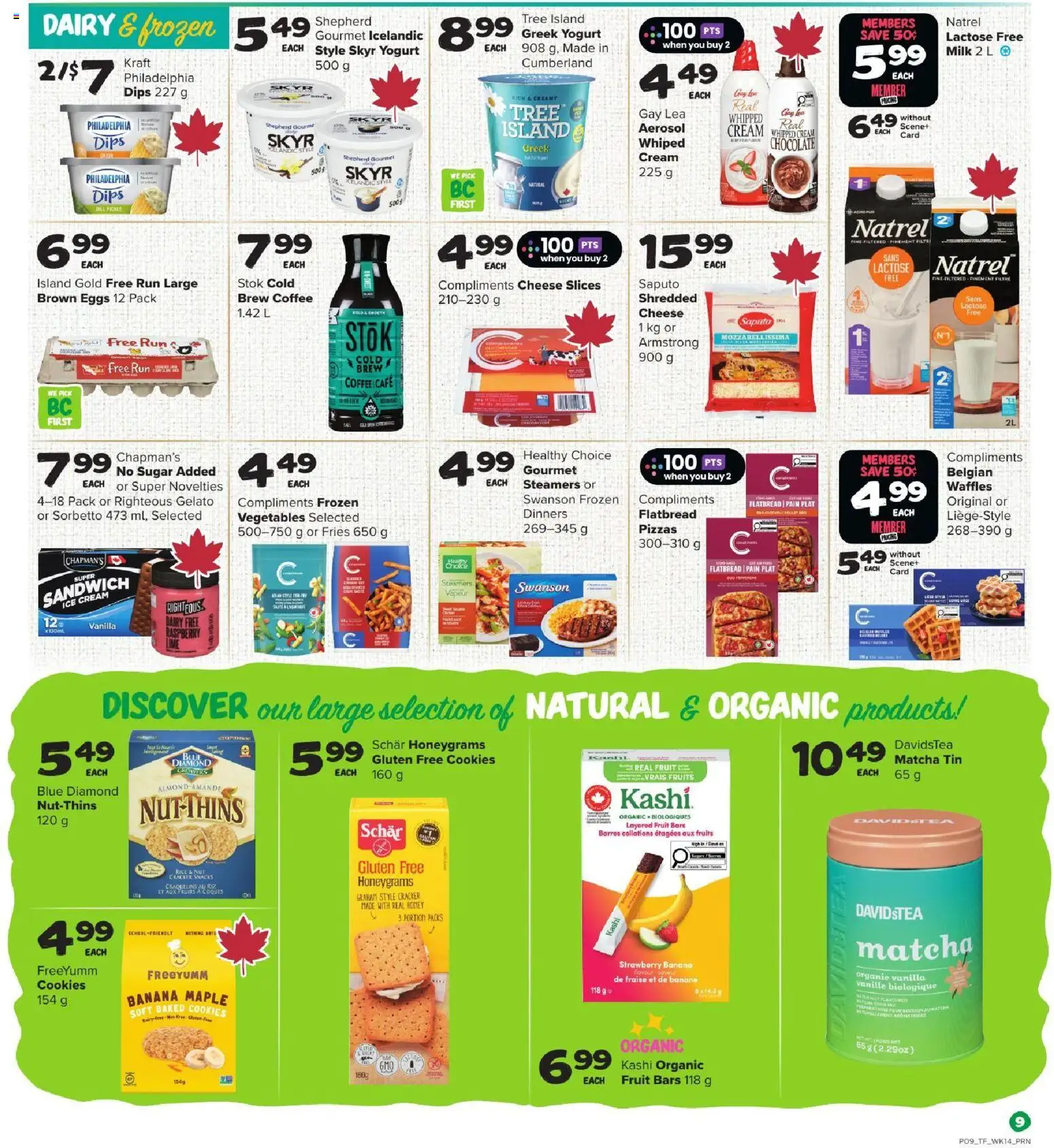 Thrifty Foods flyer valid from Jul 30, 2026 | Page: 10 | Products: Rice, Cream, Eggs, Chocolate