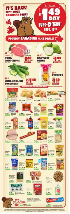 Preview of Save on foods weekly flyer / circulaire from shop Save on foods valid from Sep 10, 2026