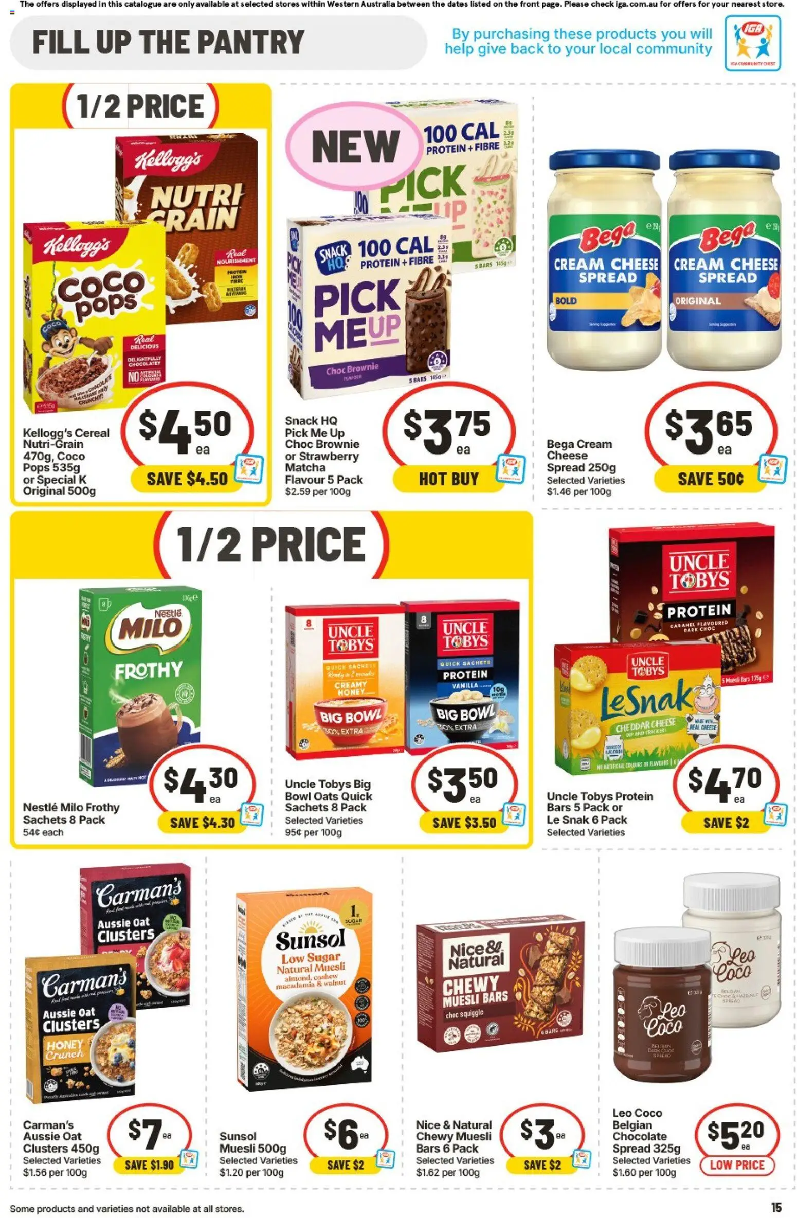 IGA catalogue - valid from 17.06.2026 | Page: 15 | Products: Potatoes, Chocolate, Honey, Cereal