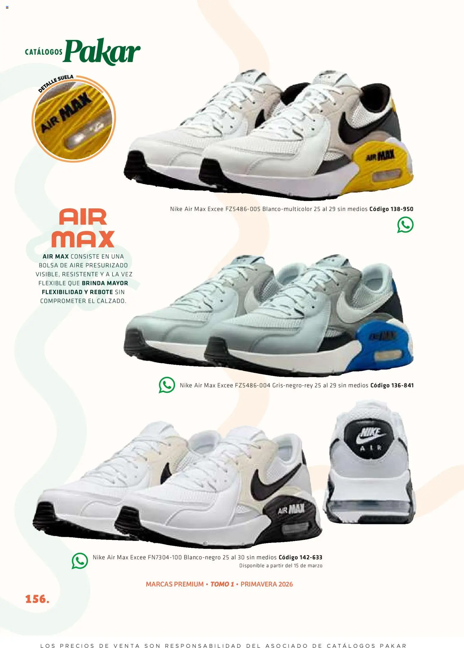 Nuevas ofertas de SC Pakar válidas en toda la República Mexicana desde el 27/02/2026. ¡Encuentra las mejores ofertas en SC Pakar catálogo Premium Men Tomo 1! | Página: 156 | Productos: Bolsa, Flexible