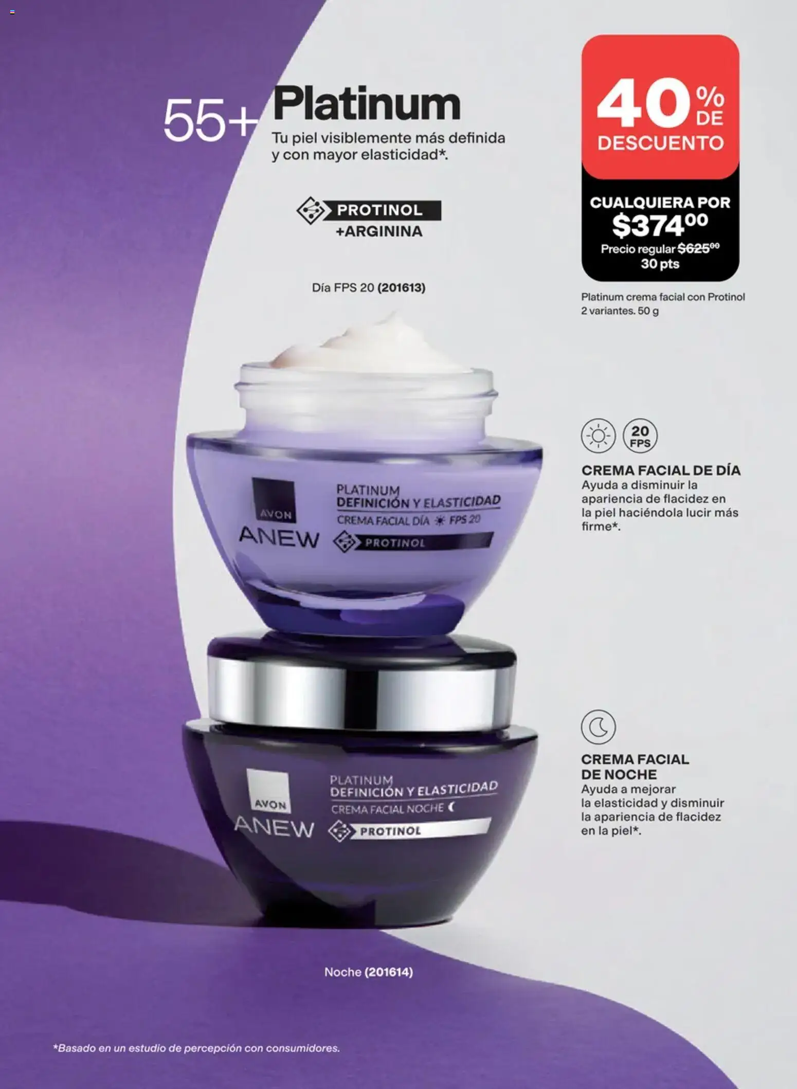 Nuevas ofertas de AVON válidas en toda la República Mexicana desde el 02/10/2026. ¡Encuentra las mejores ofertas en AVON campaña 15 2026! | Página: 107 | Productos: Crema, Crema facial