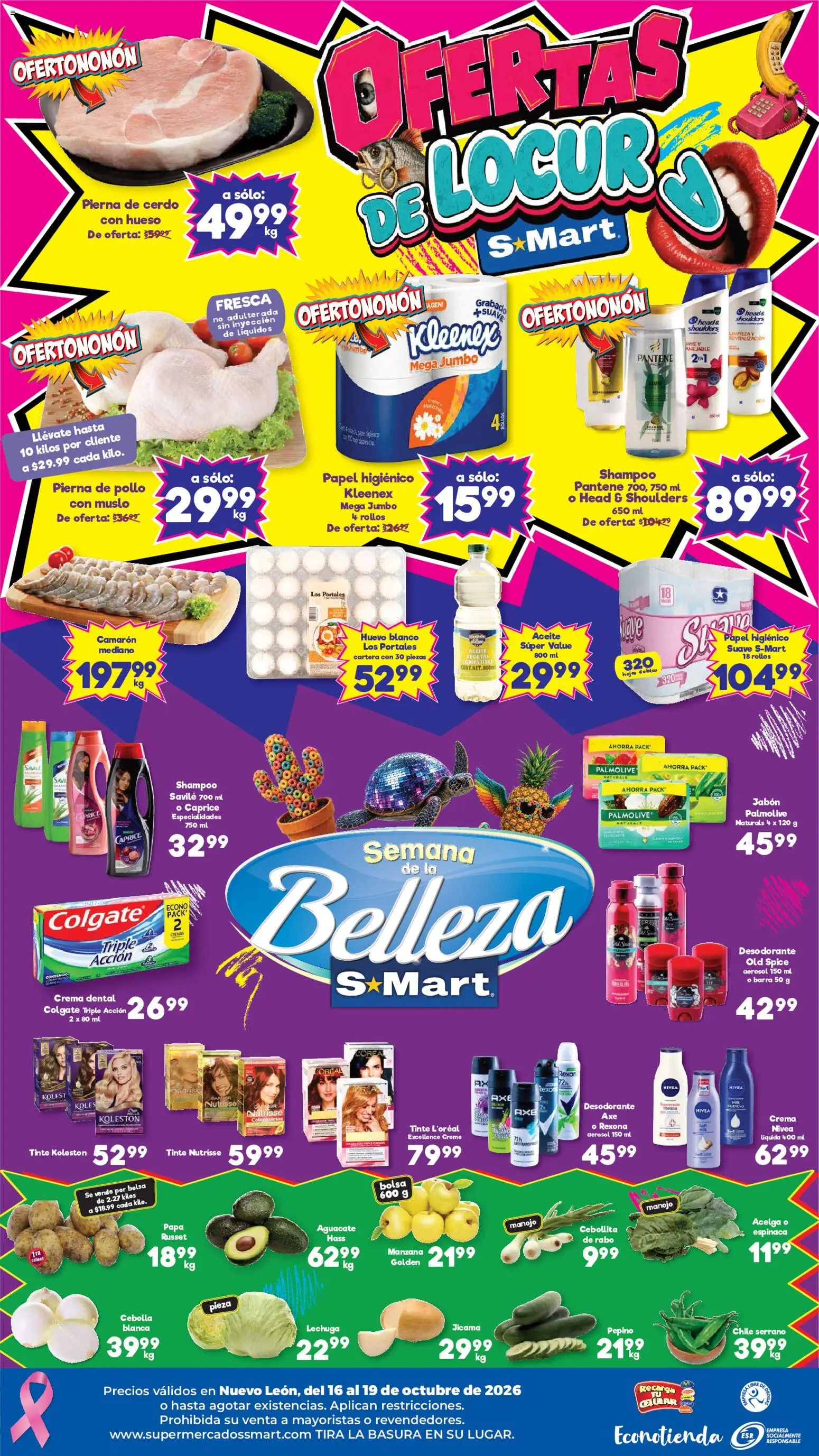 Nuevas ofertas de S-Mart válidas en toda la República Mexicana desde el 16/10/2026. ¡Encuentra las mejores ofertas en S-Mart folleto Monterrey! | Página: 2