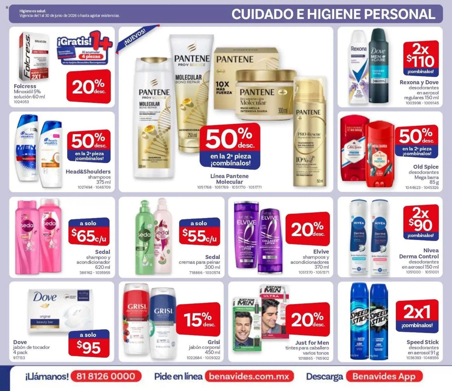 Nuevas ofertas de Farmacia Benavides válidas en toda la República Mexicana desde el 01.06.2026. ¡Encuentra las mejores ofertas en Farmacia Benavides catálogo! | Página: 21