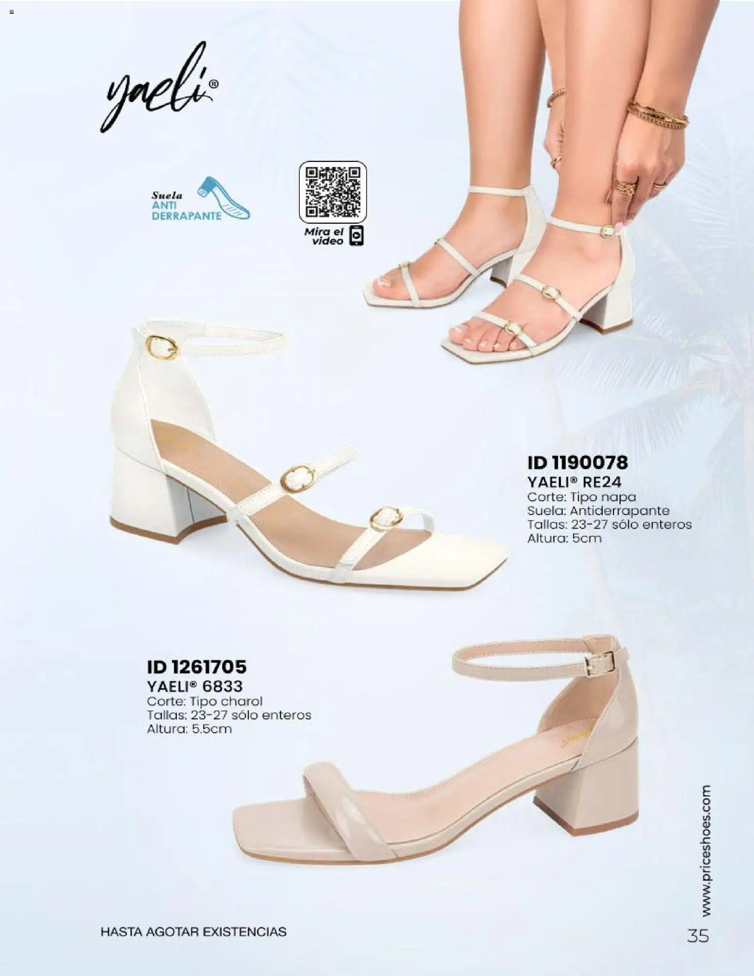 Nuevas ofertas de Price Shoes válidas en toda la República Mexicana desde el 23/06/2026. ¡Encuentra las mejores ofertas en Price Shoes catálogo Sandalias 2026! | Página: 35 | Productos: Video