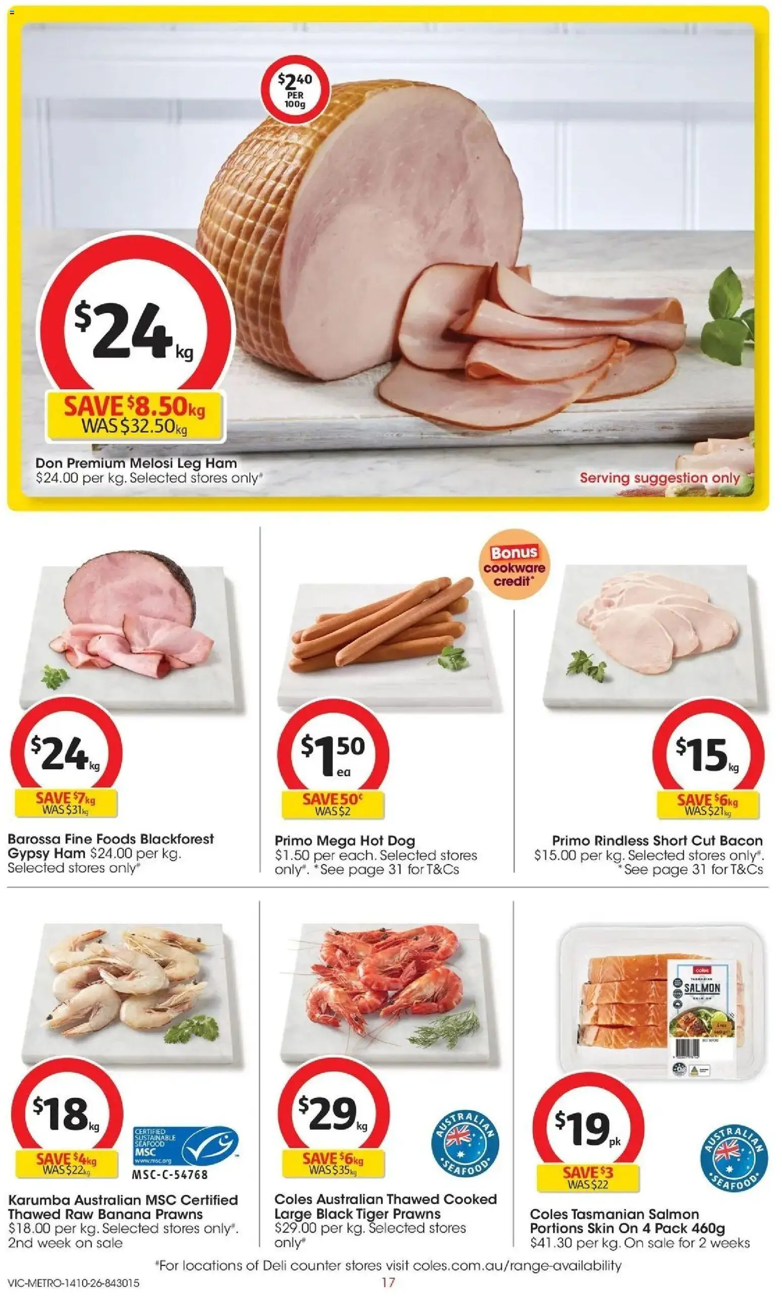 ﻿Coles catalogue valid from 14/10/2026 > Online Australia | Page: 17