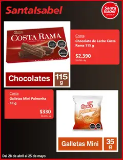 Santa Isabel Ofertas  válido desde el 12.05.2026 | Página: 3 | Productos: Leche, Chocolate, Galletas