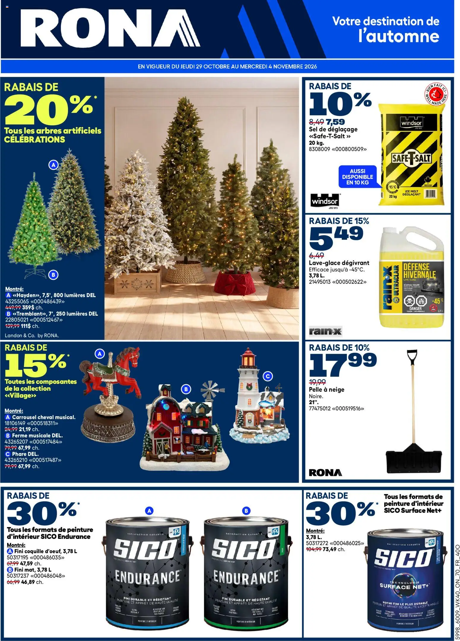 Rona flyer valid from Oct 29, 2026 | Page: 1