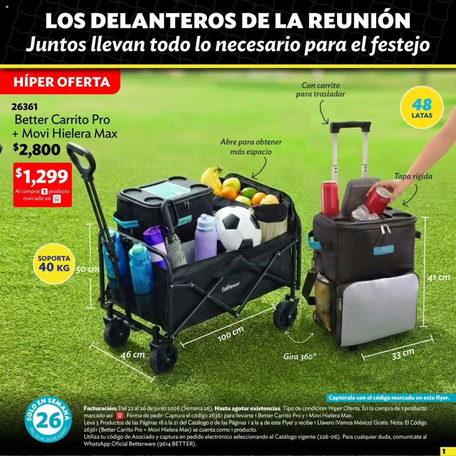 Nuevas ofertas de Betterware válidas en toda la República Mexicana desde el 22.06.2026. ¡Encuentra las mejores ofertas en Betterware Ofertas! | Página: 2