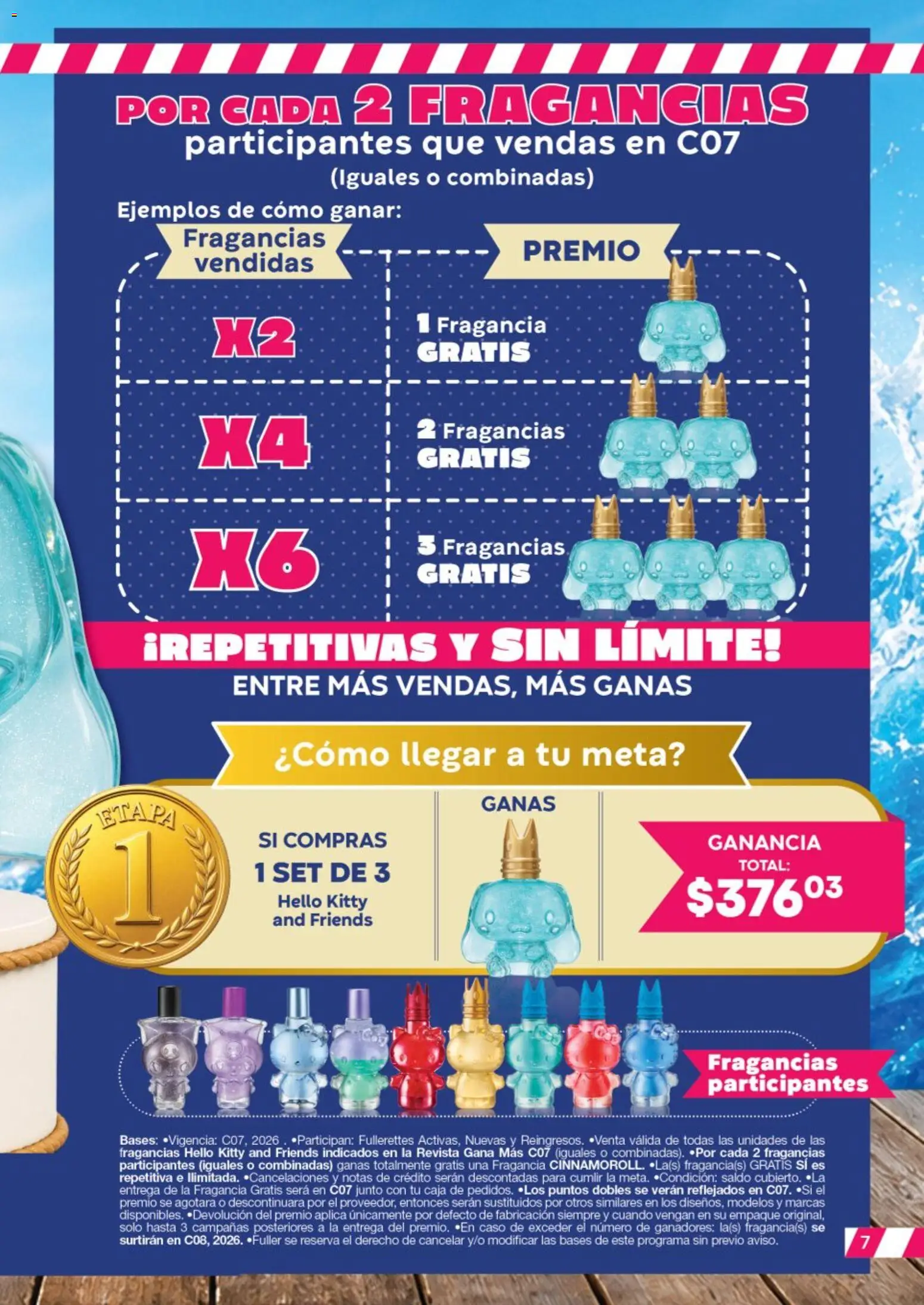 Nuevas ofertas de Fuller válidas en toda la República Mexicana desde el 08/07/2026. ¡Encuentra las mejores ofertas en Fuller Gana Más 7 2026! | Página: 7 | Productos: Caja, Fragancia