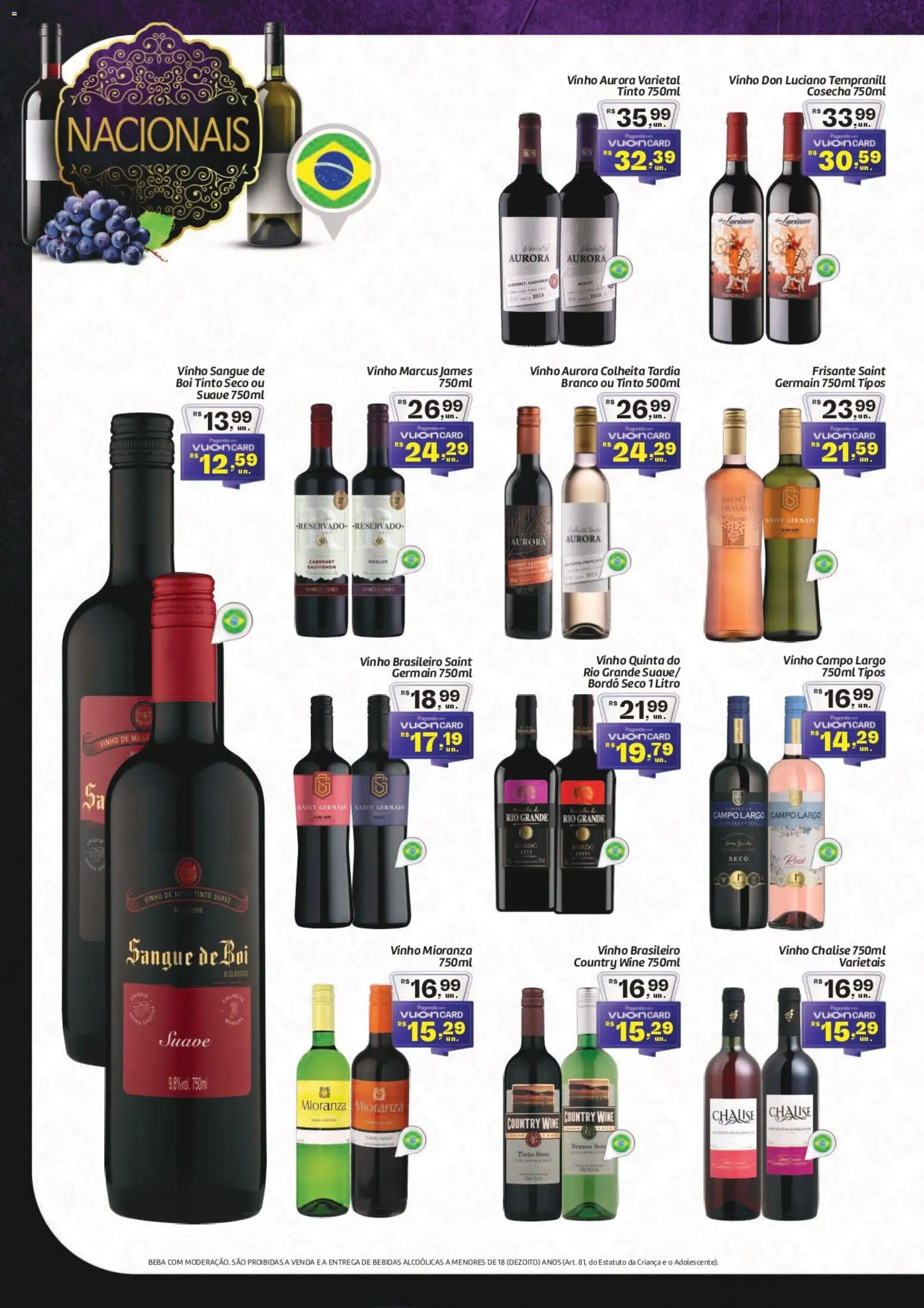 Comper Folheto - válido de 29/06/2026 | Página: 8 | Produtos: Vinho
