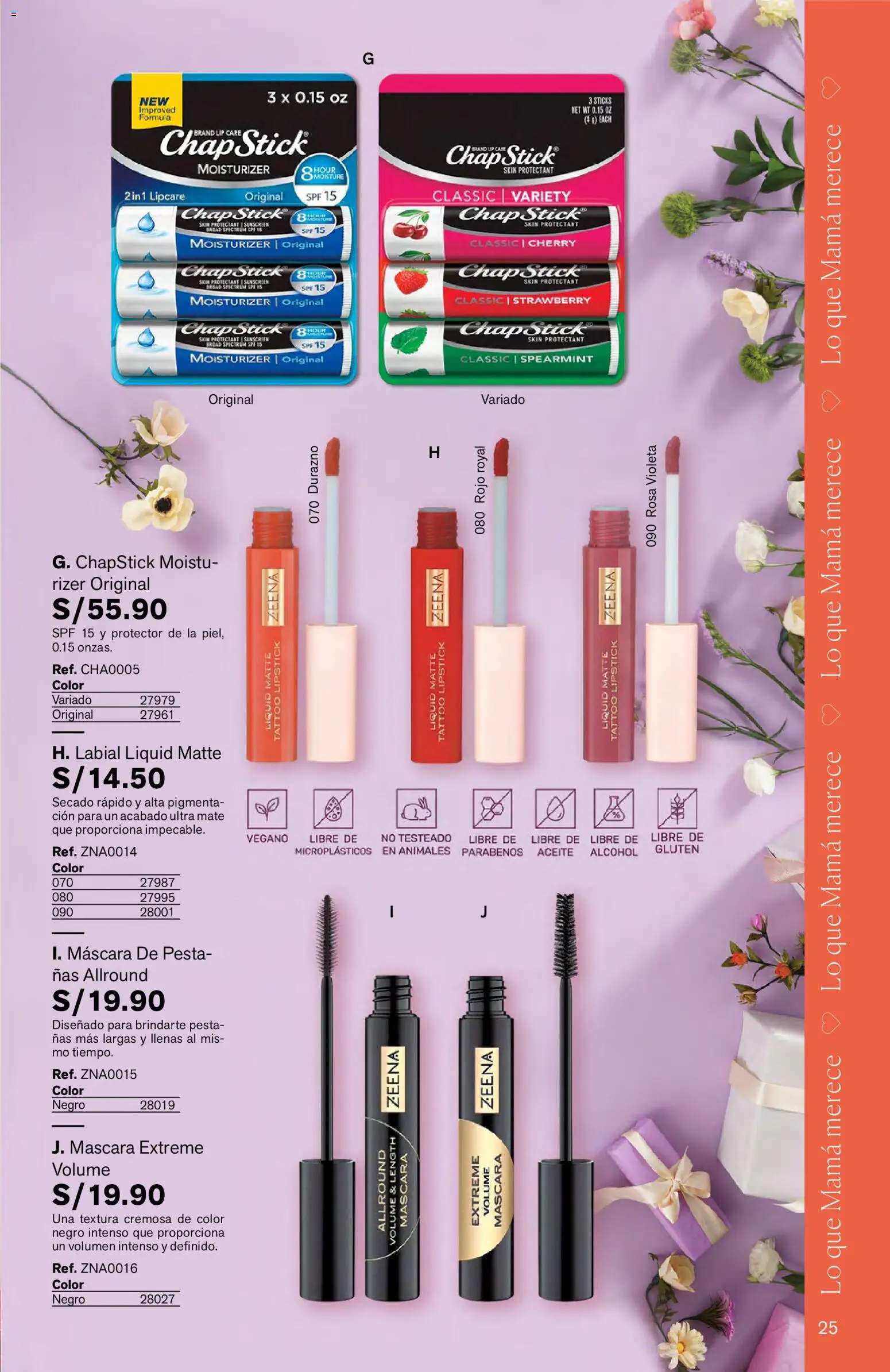 Catálogo Leonisa válido desde 27.04.2026 | Página: 25 | Productos: Máscara, Aceite
