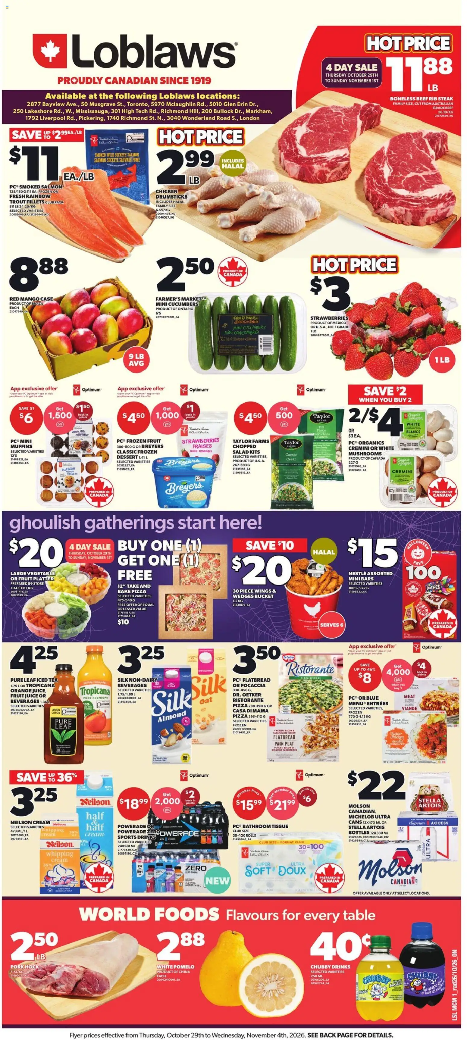 Loblaws flyer valid from Oct 29, 2026 | Page: 1