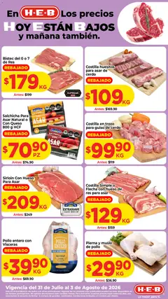 Vista previa de H-E-B folleto, nuevo folleto de la tienda, válido en México a partir del 31/07/2026