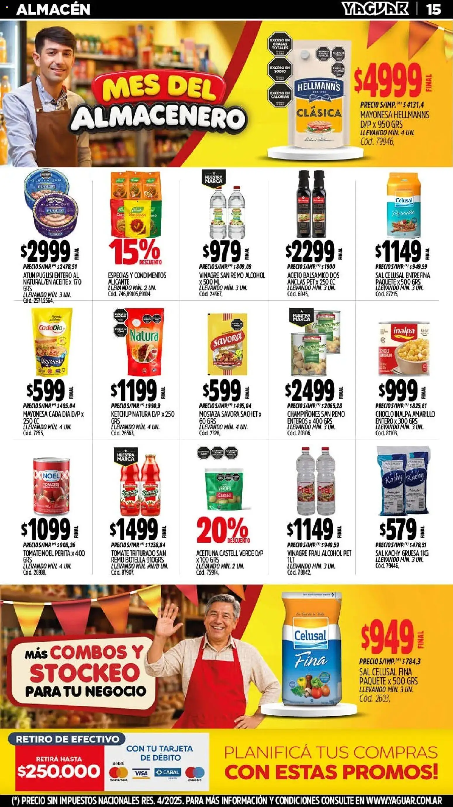 Yaguar - Oferta Semanal Jujuy │ válido desde el 21/09/2026 | Página: 14 | Productos: Botella, Ketchup, Atún, Tomate