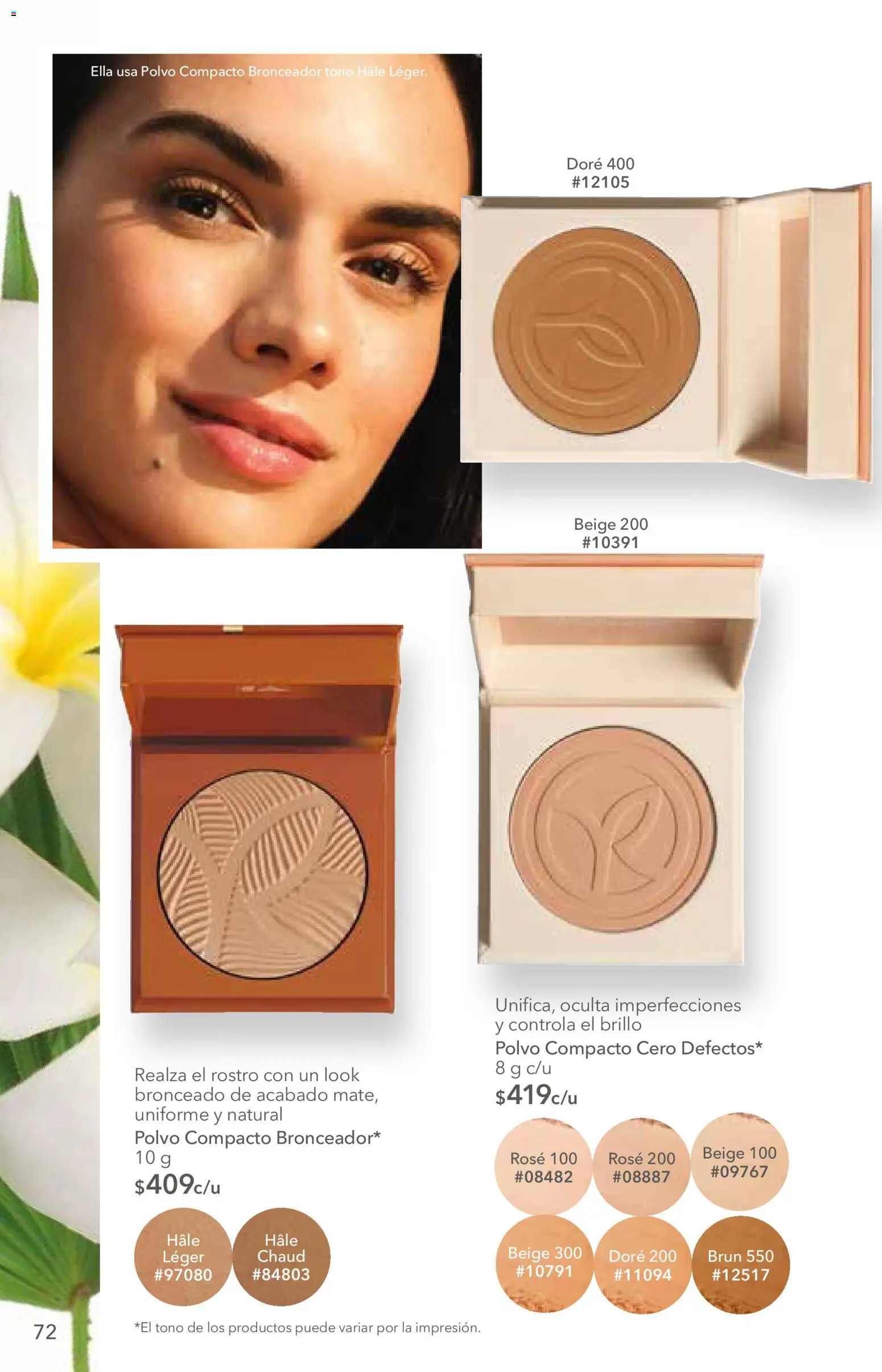 Nuevas ofertas de Yves Rocher válidas en toda la República Mexicana desde el 02/06/2026. ¡Encuentra las mejores ofertas en Yves Rocher campaña 8 2026! | Página: 74 | Productos: Brillo, Polvo compacto, Polvo, Bronceador