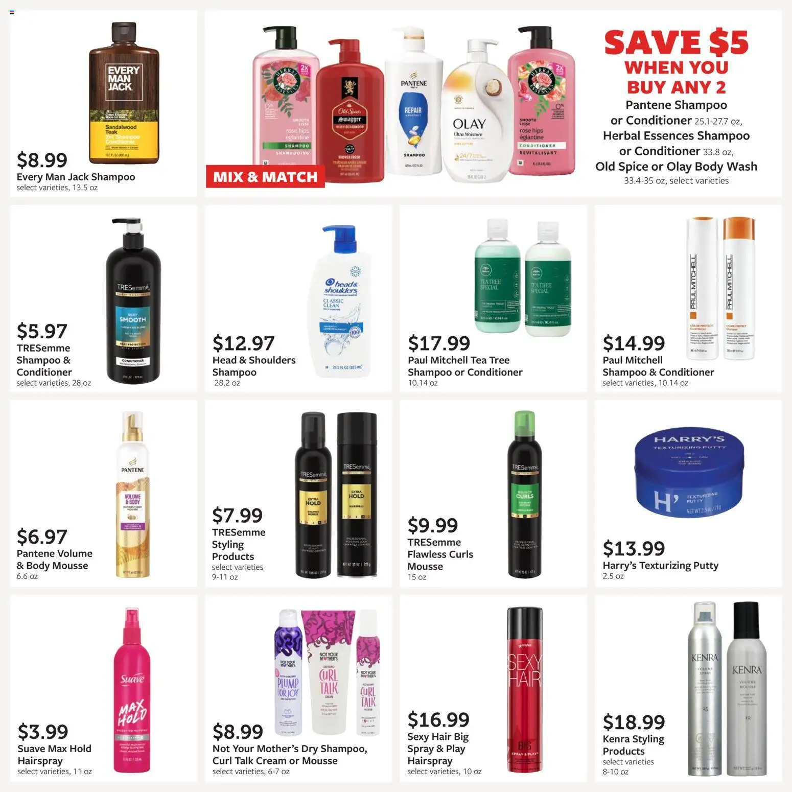 Fareway Monthly Ad - valid from 08/31/2026 | Page: 35 | Products: Conditioner, Tea, Cream, Body Wash