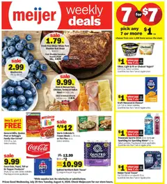 Preview of Meijer weekly ads valid from 07/29/2026