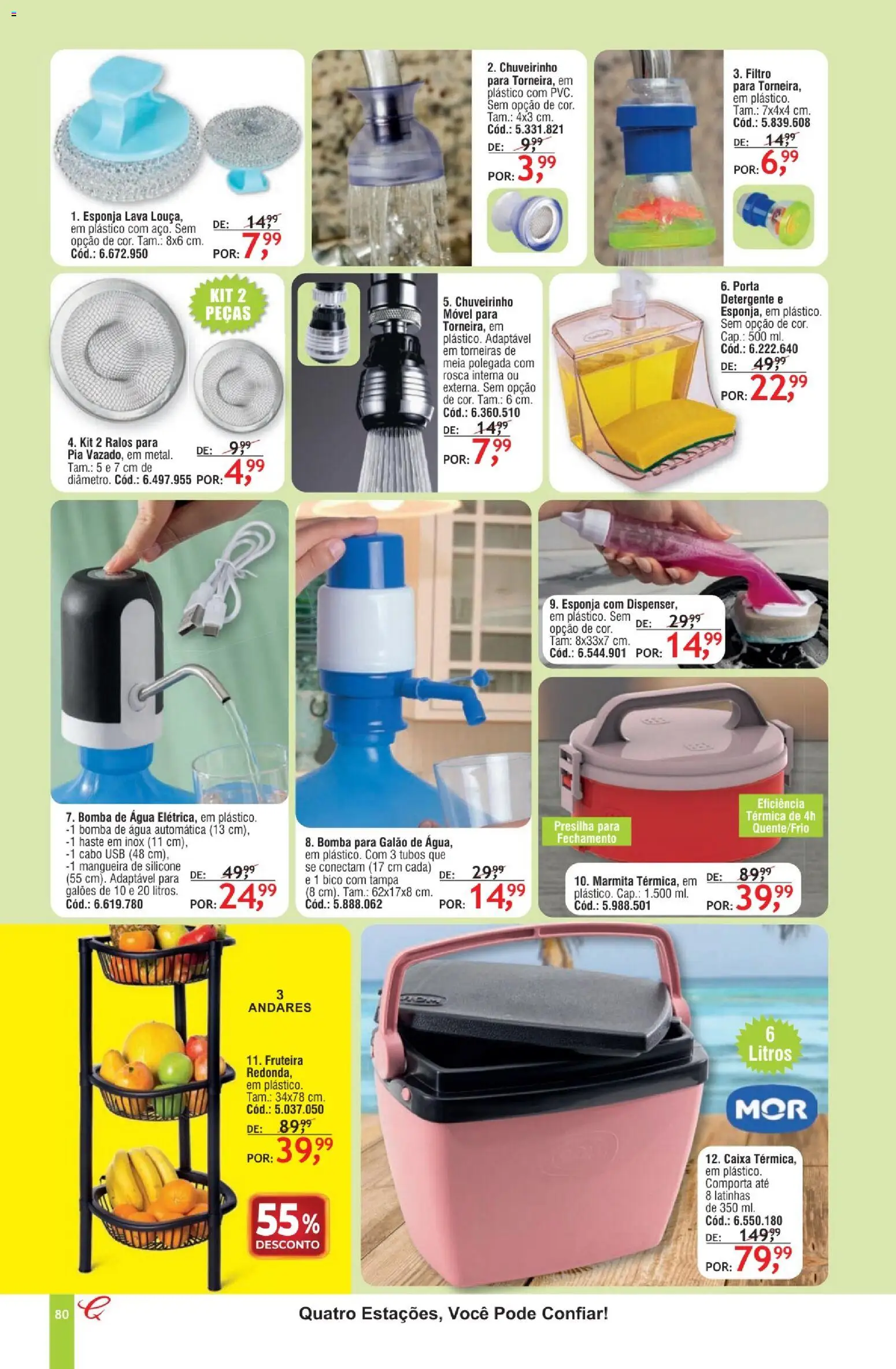 Quatro Estações Folheto - válido de 01.05.2026 | Página: 76 | Produtos: Fruteira, Caixa, Pia, Cabo