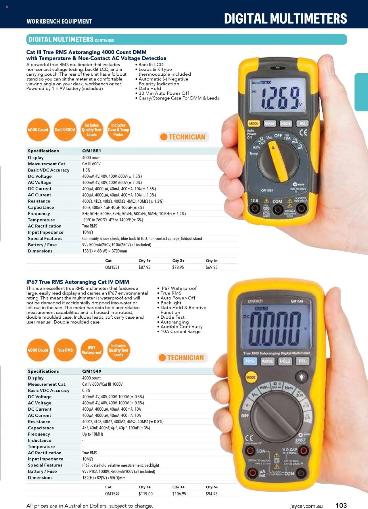 Jaycar catalogue - valid from 09/07/2025 | Page: 103 | Products: 9v battery, Water, Cap, Case