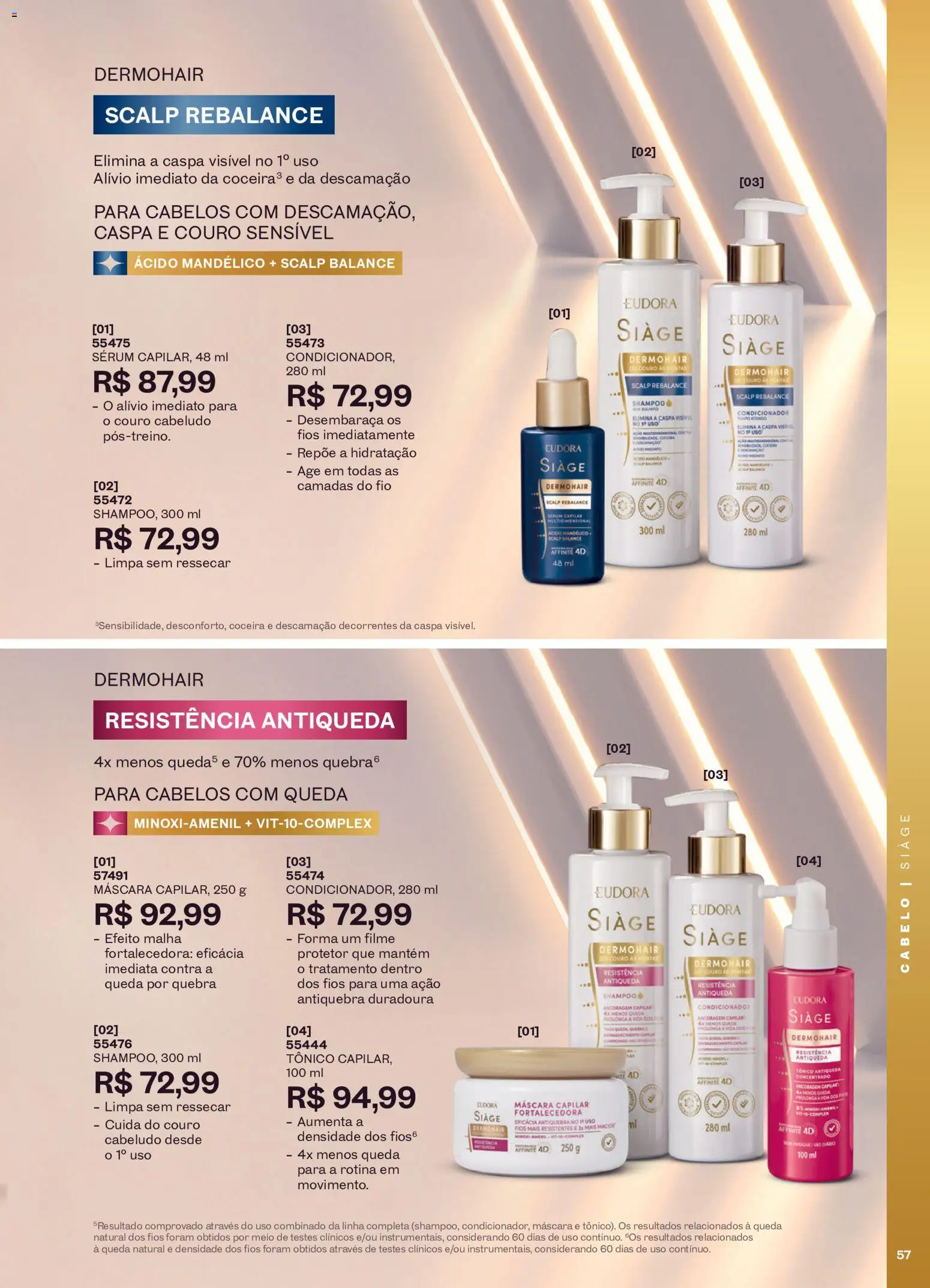 Eudora Folheto - válido de 16/09/2026 | Página: 60 | Produtos: Shampoo, Tônico, Condicionador, Sérum