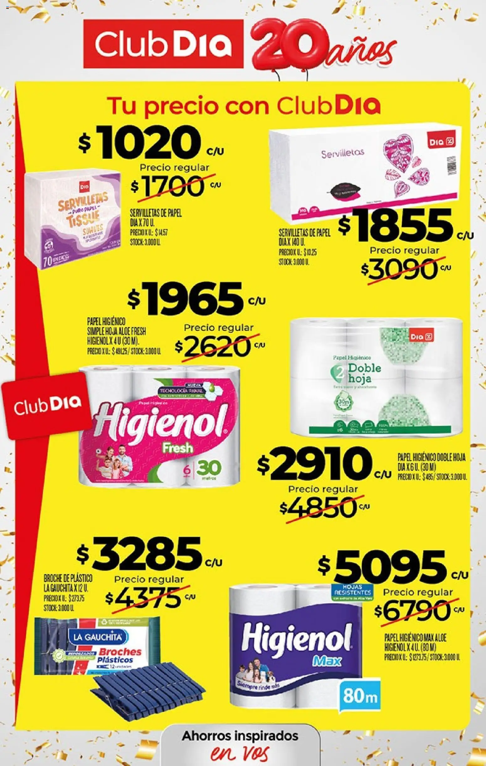 Supermercado DIA Ofertas │ válido desde el 23/09/2026 | Página: 35 | Productos: Papel higiénico, Servilletas