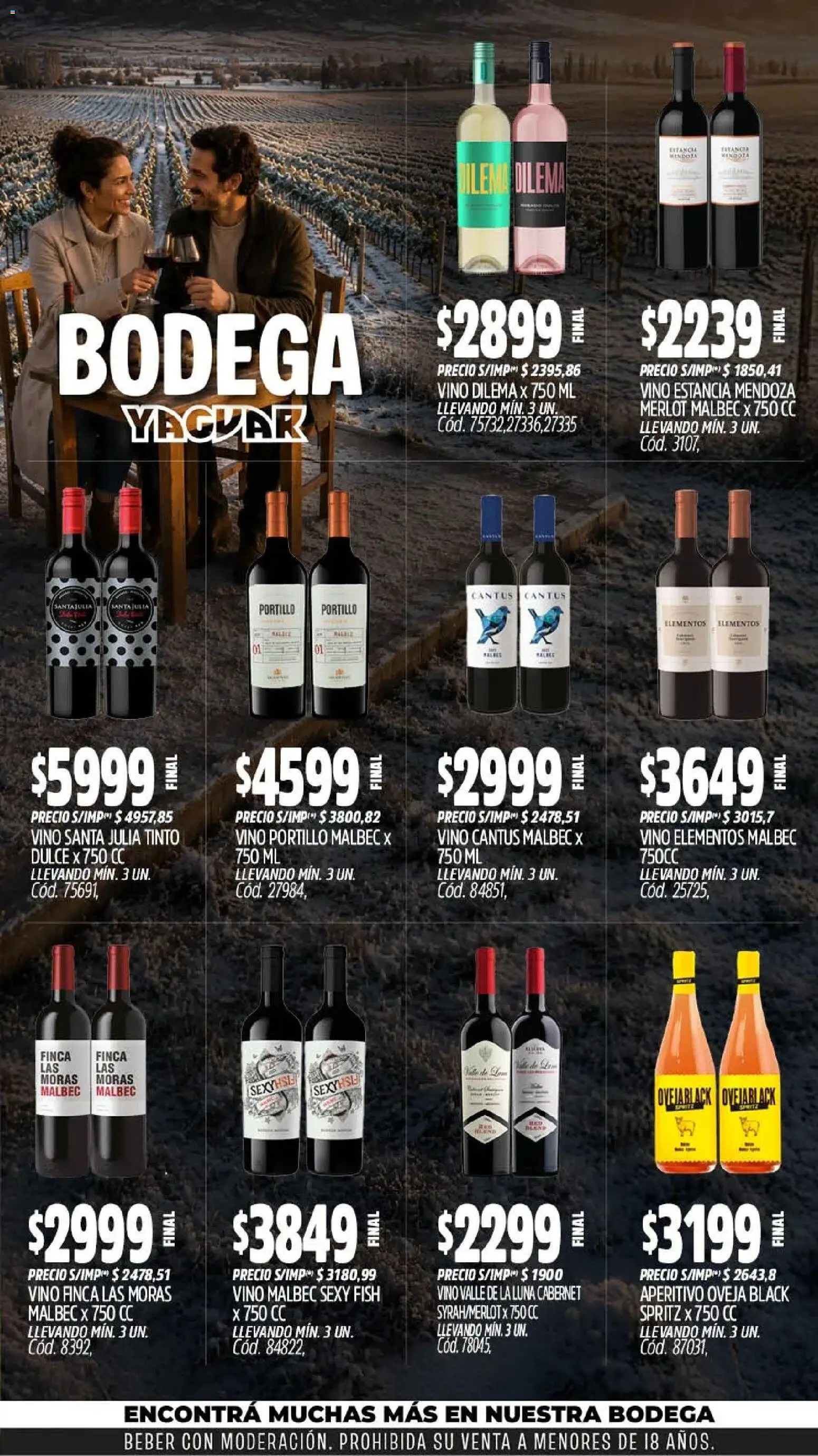 Yaguar - Oferta Semanal Neuquen │ válido desde el 20/07/2026 | Página: 4 | Productos: Vino