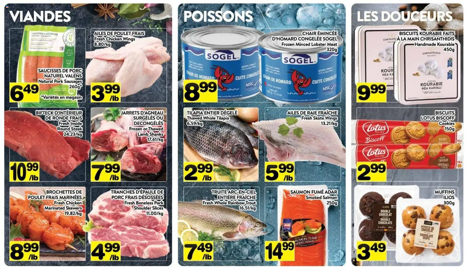 Pa Supermarché flyer valid from Aug 3, 2026 | Page: 4 | Products: Chips, Cookies, Chair, Chocolate