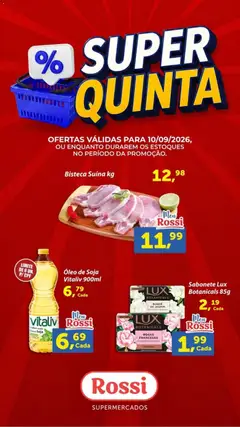 Rossi Supermercados ofertas do Dia - Pré-Visualização do folheto da loja Rossi Supermercados, válido de 10/09/2026