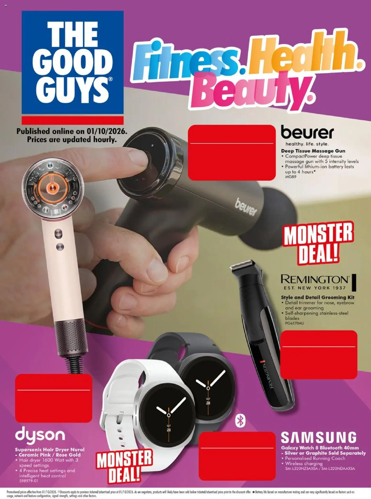 The Good Guys catalogue - valid from 01/10/2026 | Page: 2 | Products: Battery, Eyebrow, Watch, Dryer