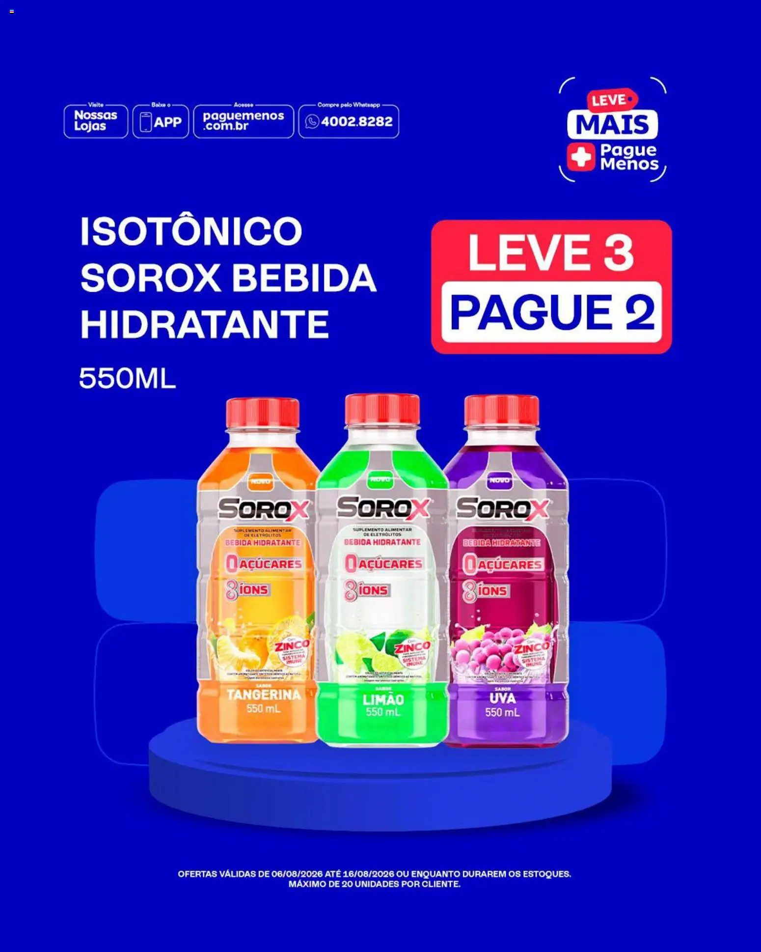 Pague Menos Folheto - válido de 10/08/2026 | Página: 5 | Produtos: Bebida, Isotônico