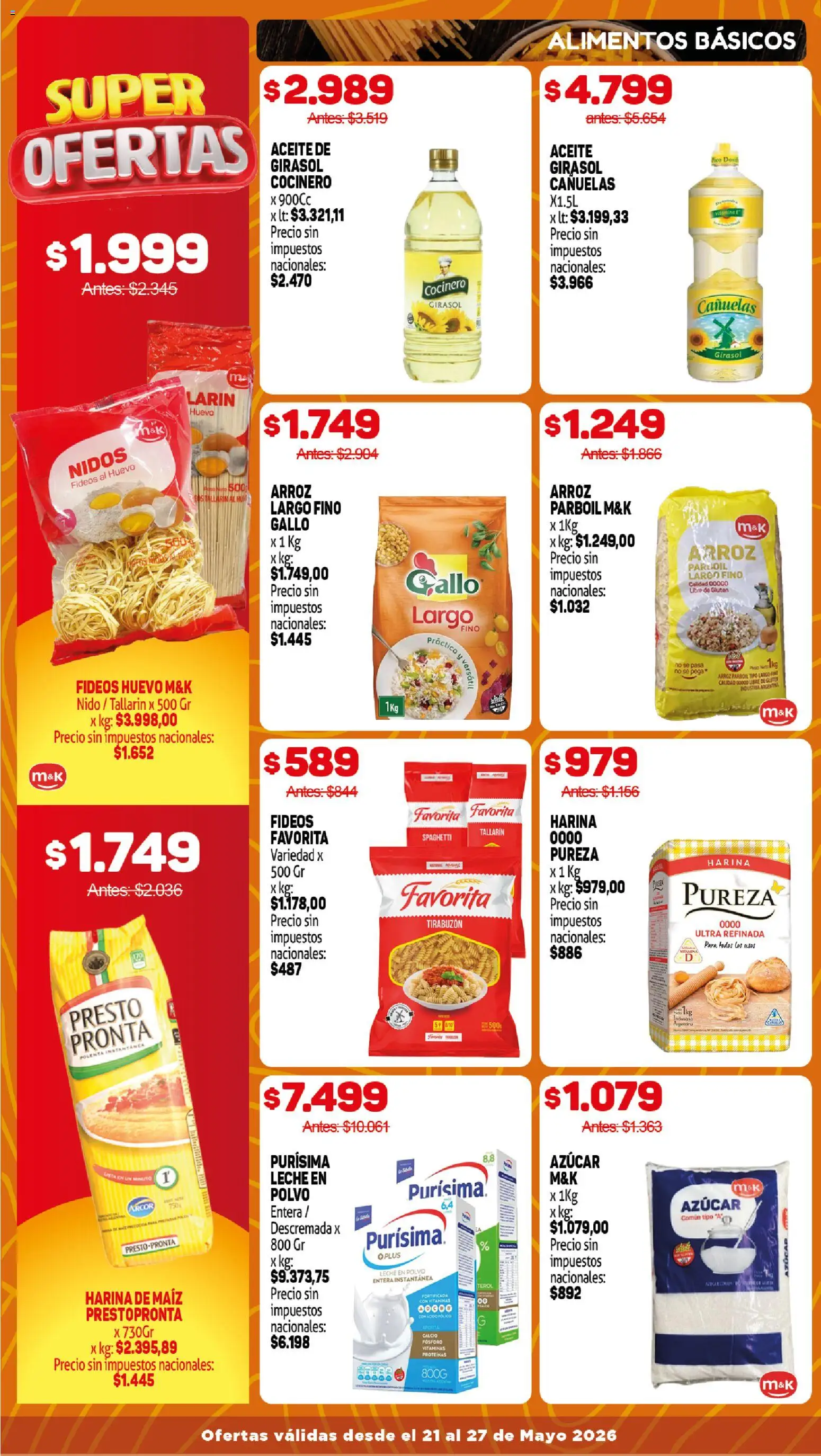 Makro ofertas │ válido desde el 21.05.2026 | Página: 5 | Productos: Vitaminas, Huevo, Leche, Arroz