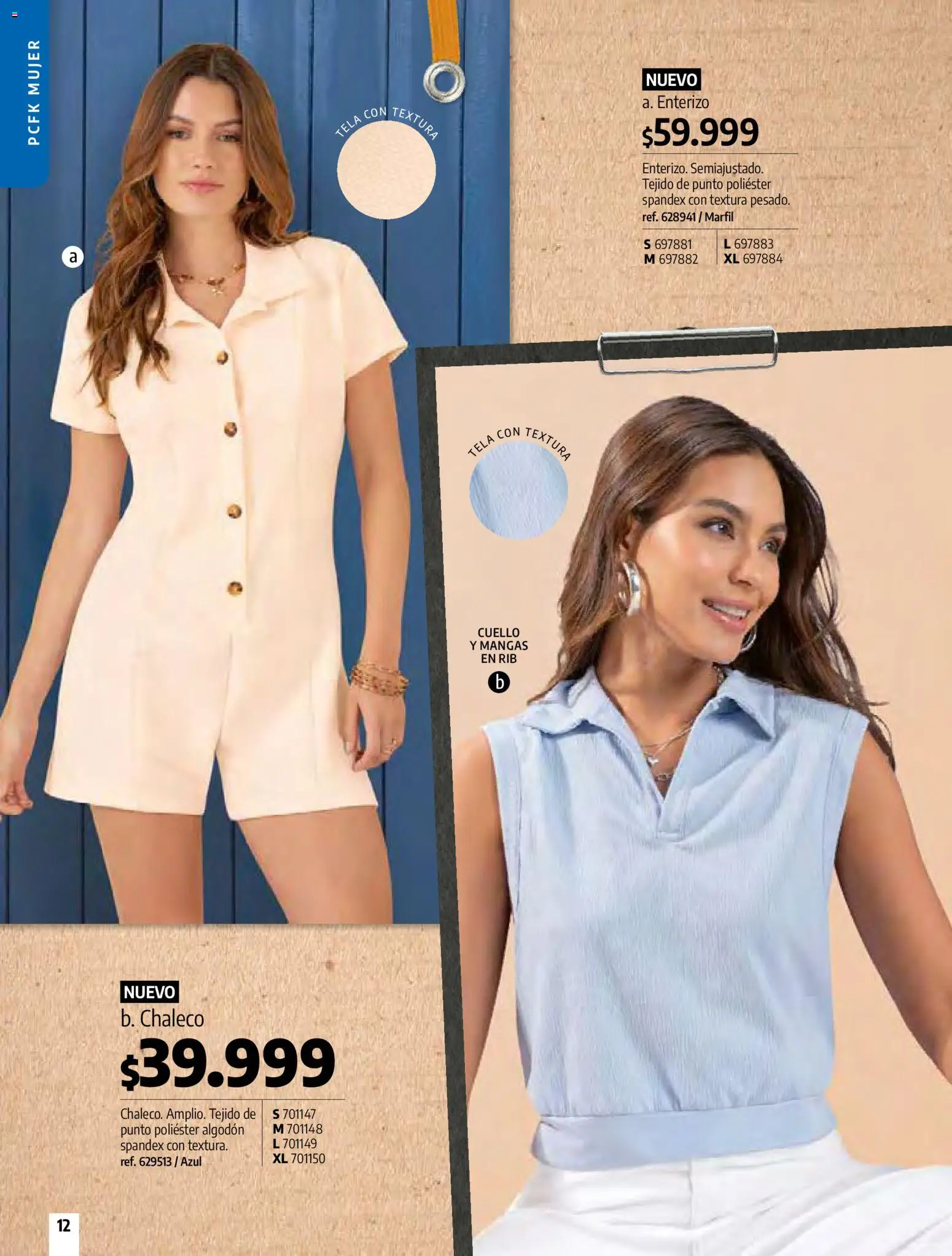 Pacifika revista - valida desde el 01.03.2026 | Página: 14 | Productos: Algodón, Cuello, Chaleco, Enterizo