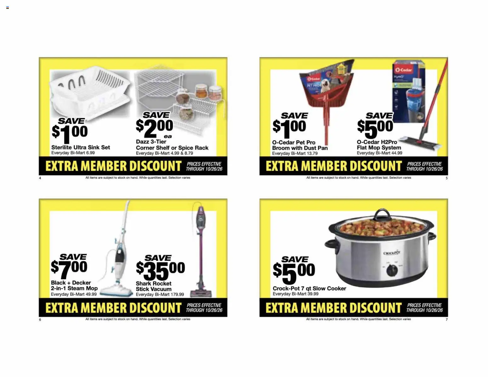 Bi-Mart Extra Member Discount Book - valid from 10/13/2026 | Page: 3