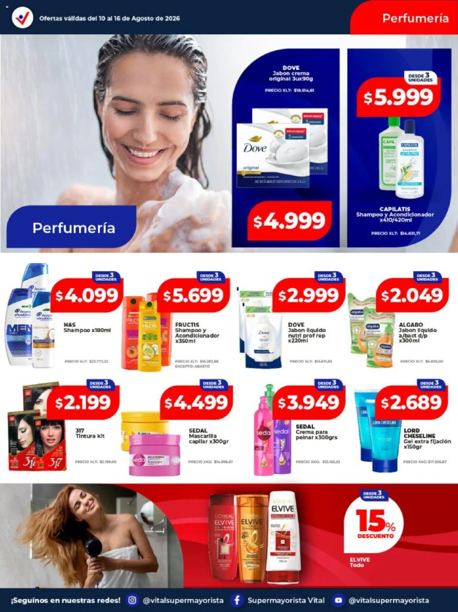 Vital - Ofertas │ válido desde el 10/08/2026 | Página: 2 | Productos: Jabón líquido, Shampoo, Jabón, Crema