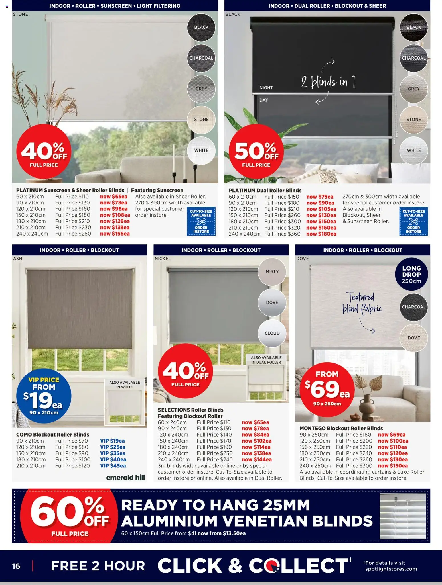 Spotlight catalogue - valid from 02/09/2026 | Page: 16 | Products: Blinds, Emerald, Sunscreen, Charcoal