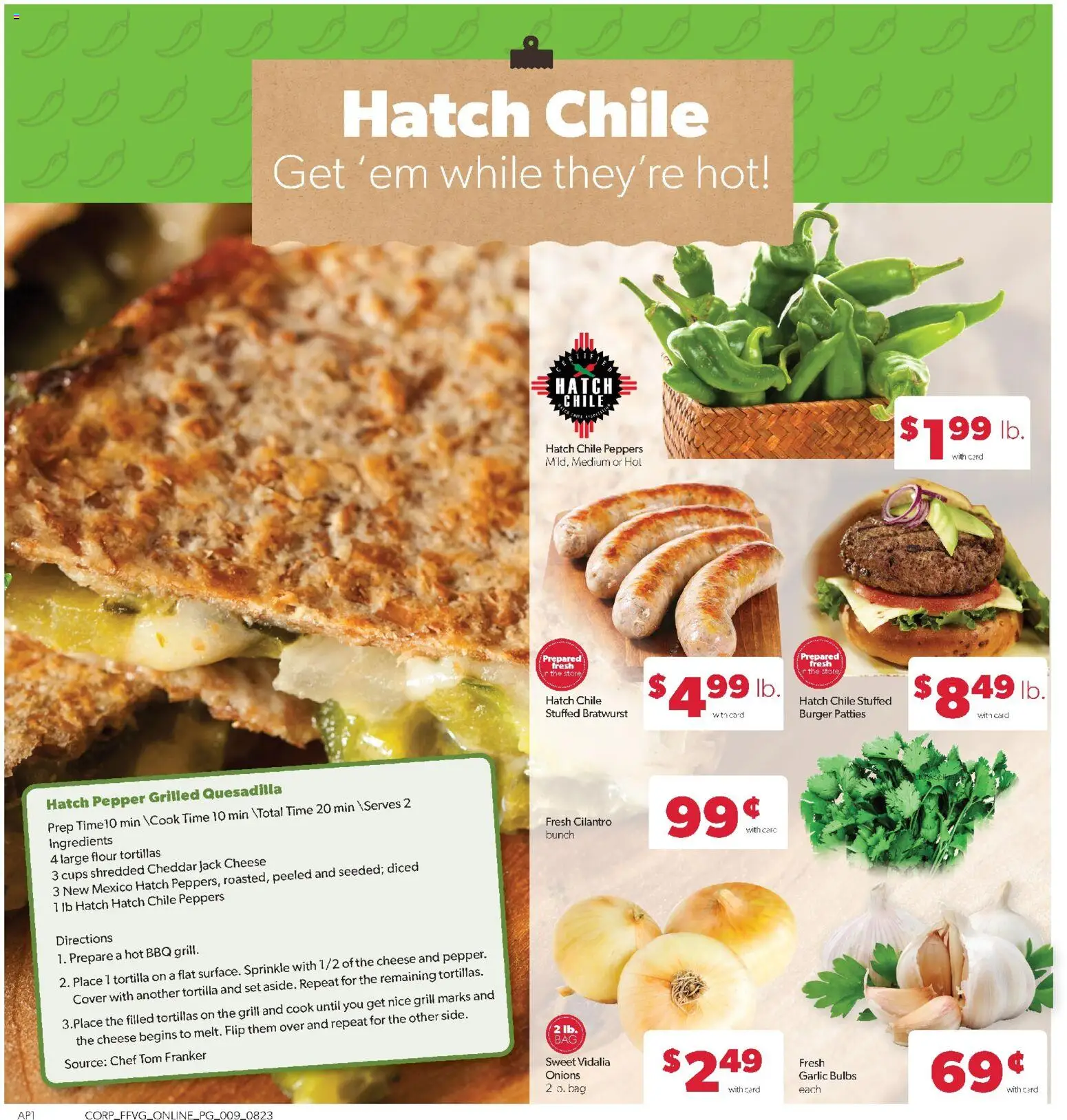 Family Fare Weekly Ad - valid from 08/23/2026 | Page: 7 | Products: Peppers, Tortillas, Flour, Bag