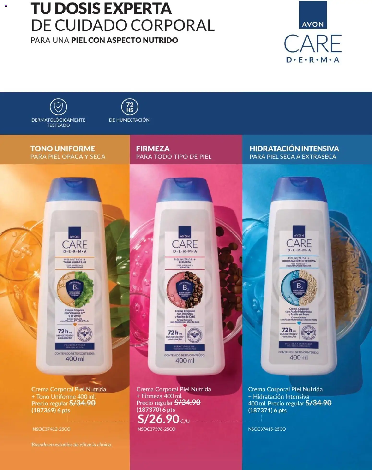 Catálogo Avon válido desde 06.05.2026 | Página: 145 | Productos: Aceite, Arroz, Té, Crema
