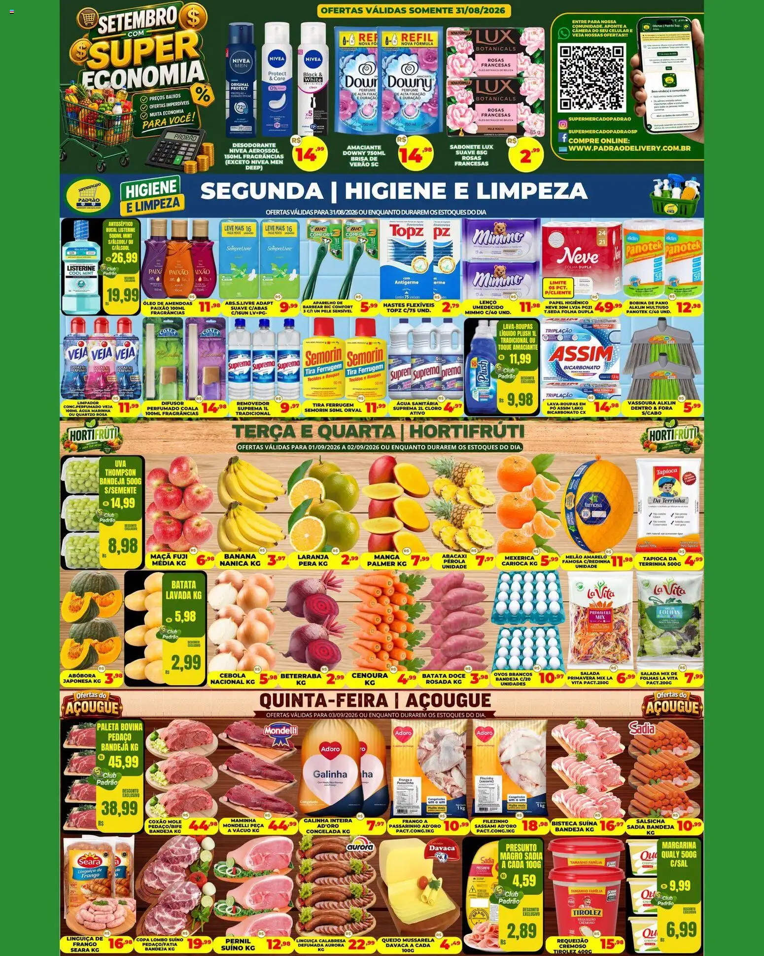 Supermercado Padrão Folheto - válido de 31/08/2026 | Página: 1