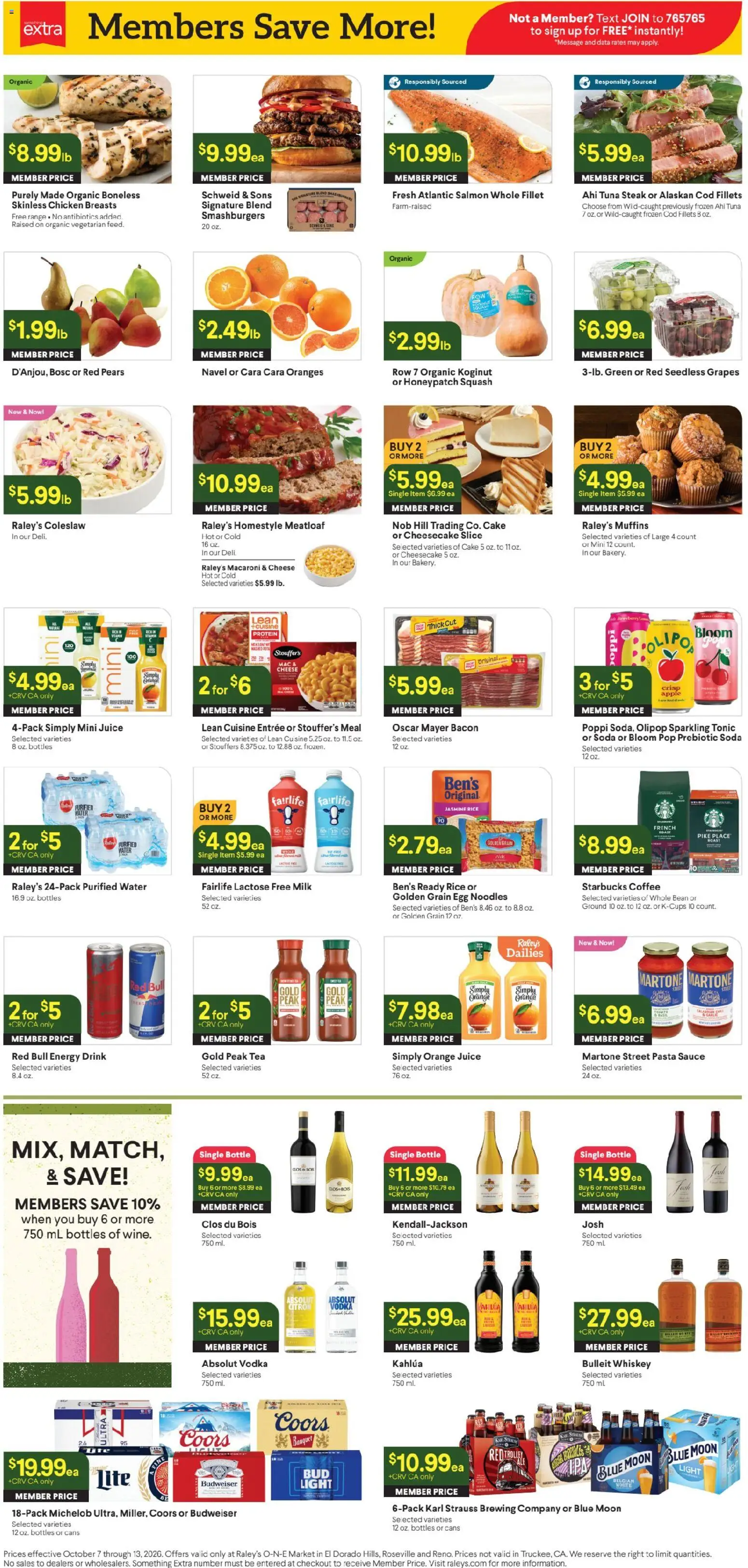Raley's one Market Ad - valid from 10/07/2026 | Page: 3