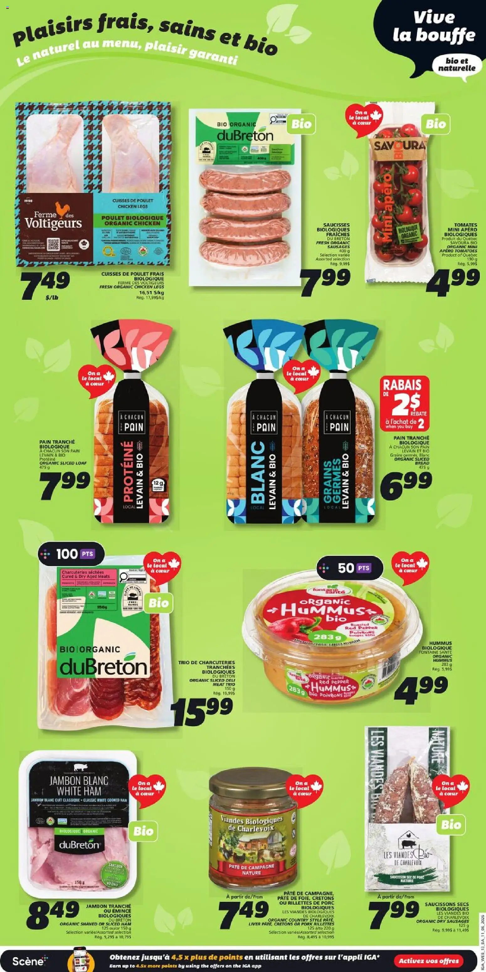 IGA flyer valid from 11.06.2026 | Page: 17 | Products: Bread, Ham, Pork, Tomatoes
