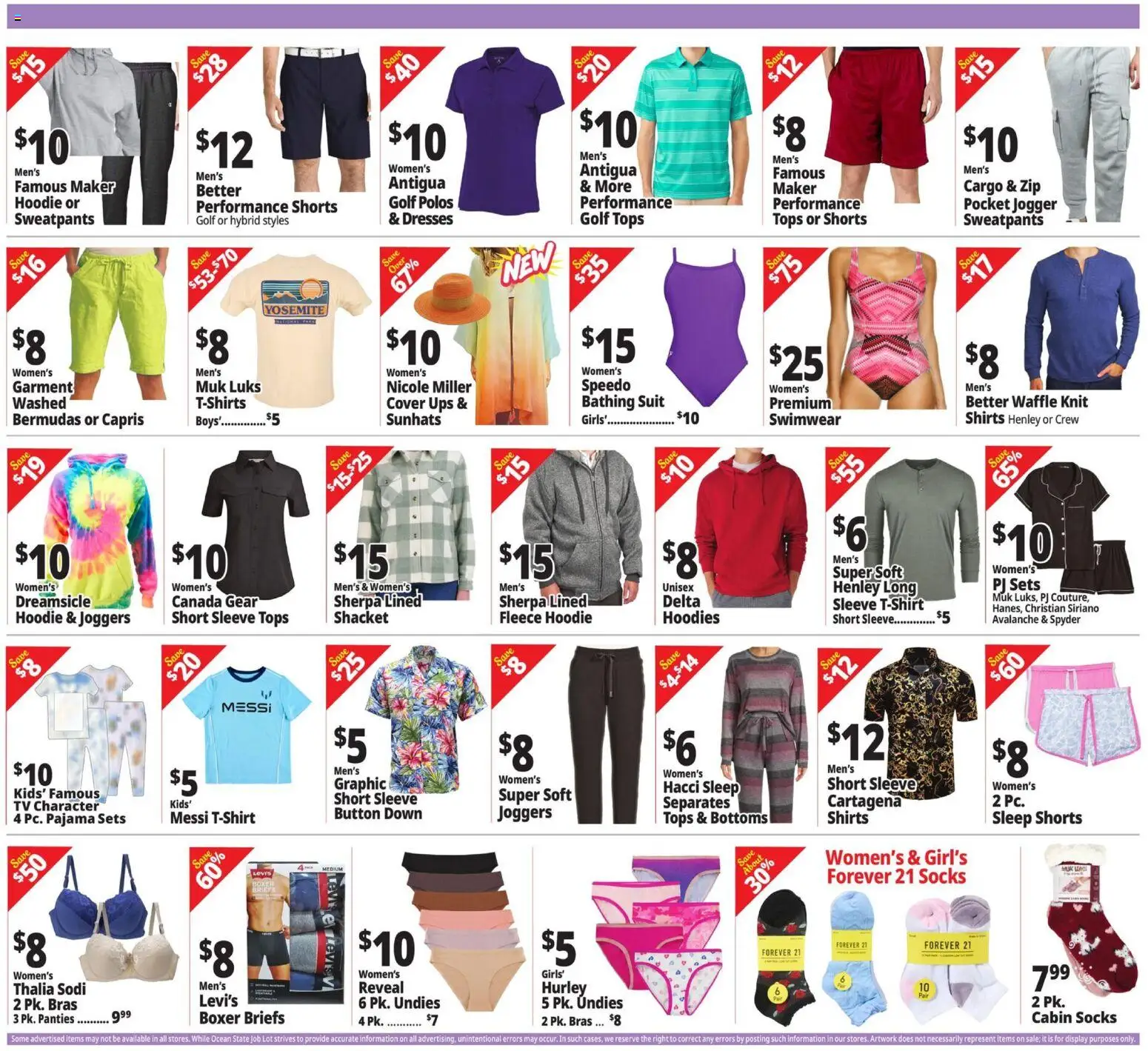 Ocean State Job Lot Weekly Ad - valid from 05.03.2026 | Page: 6 | Products: Panties, Socks, Suit, Briefs