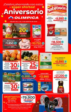 Olímpica catálogo Aniversario -  Vista previa de la revista de la tienda Olímpica valido desde el 05/08/2026