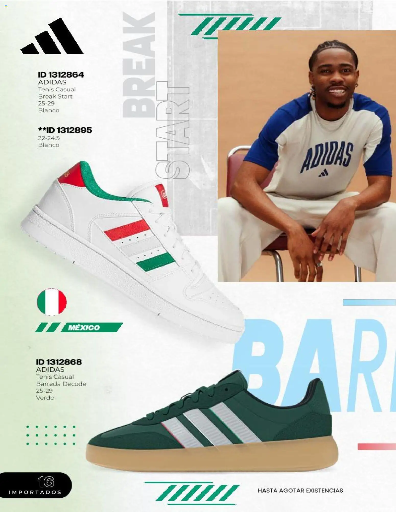 Nuevas ofertas de Price Shoes válidas en toda la República Mexicana desde el 04.06.2026. ¡Encuentra las mejores ofertas en Price Shoes catálogo Fútbol 2026! | Página: 16 | Productos: Tenis