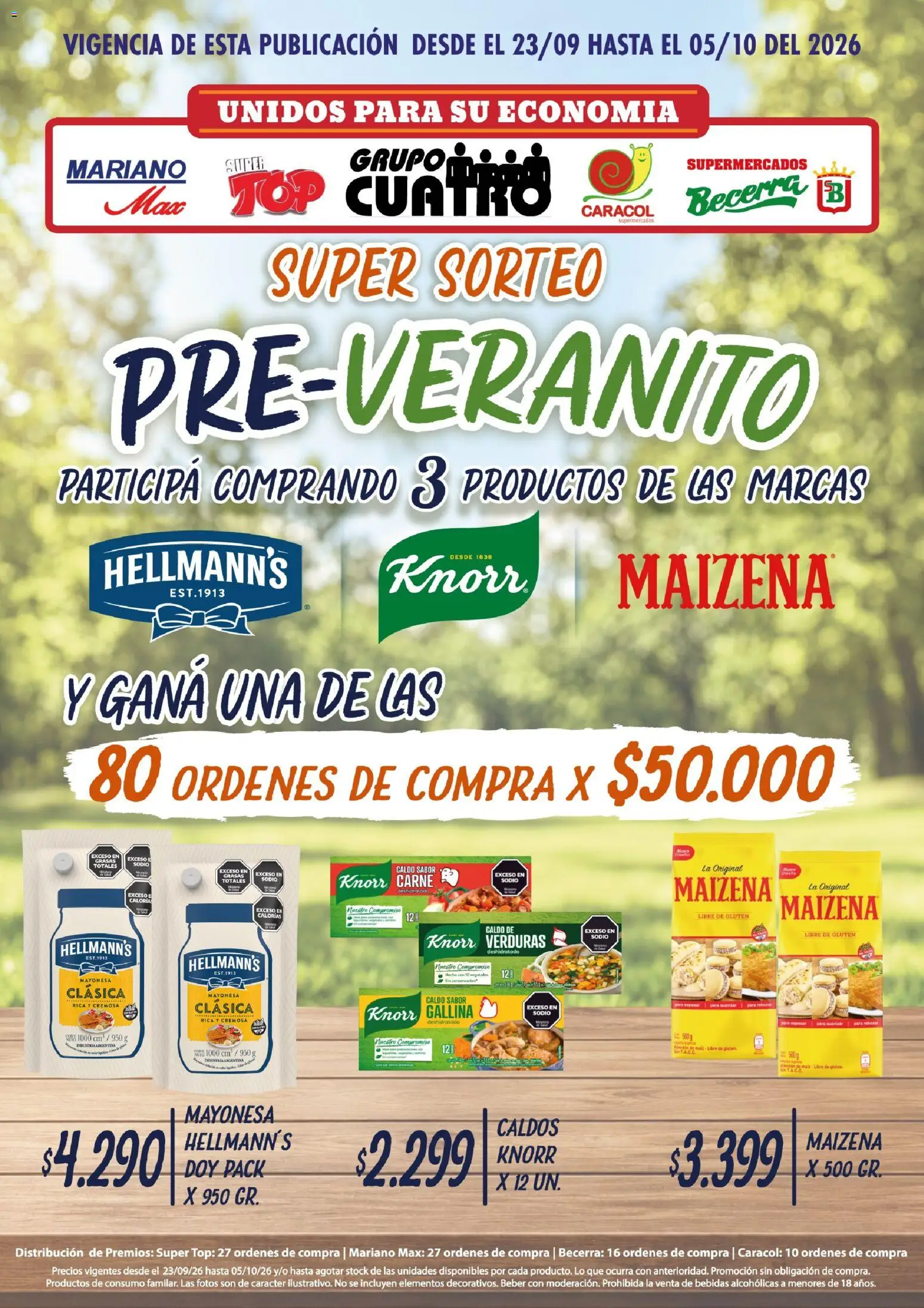 Mariano Max - Catálogo │ válido desde el 23/09/2026 | Página: 11 | Productos: Bebidas, Mayonesa, Carne, Verduras