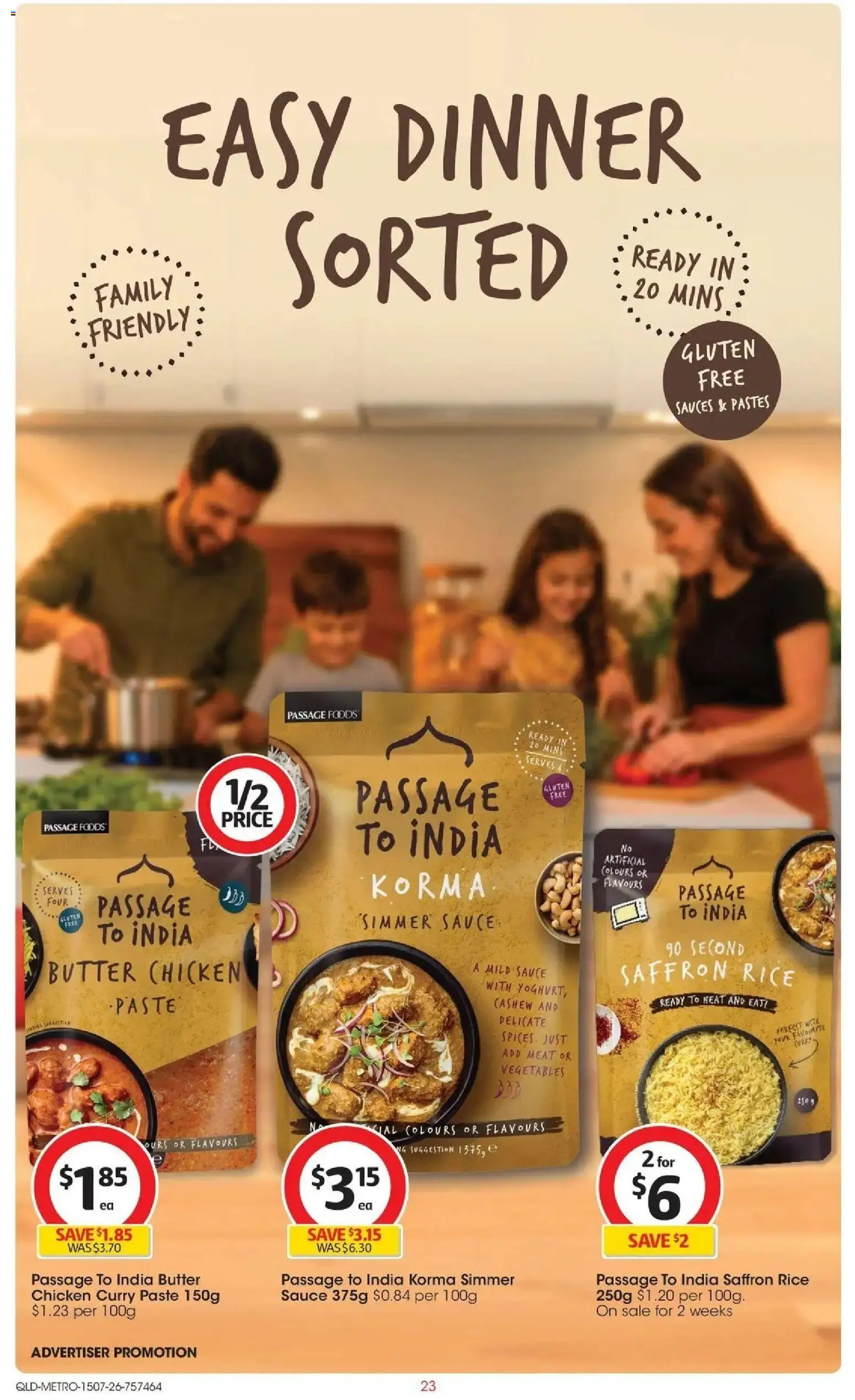 Coles catalogue - valid from 15/07/2026 | Page: 23 | Products: Butter, Meat, Vegetables, Sauce