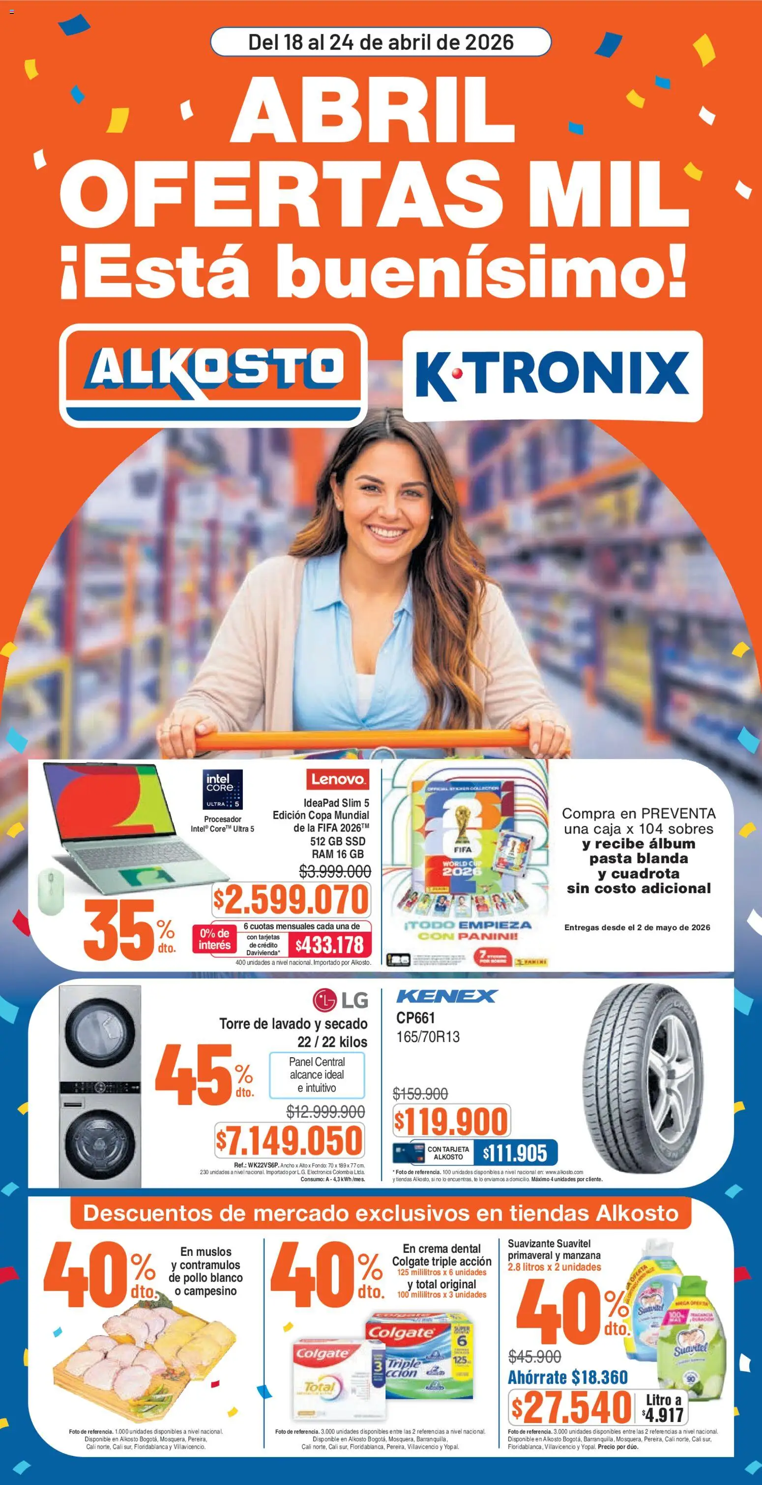 Ktronix revista - valida desde el 18.04.2026 | Página: 1 | Productos: Té, Crema, Manzana, Caja