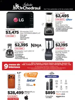Vista previa de Chedraui folleto Ofertas, nuevo folleto de la tienda, válido en México a partir del 17/09/2026
